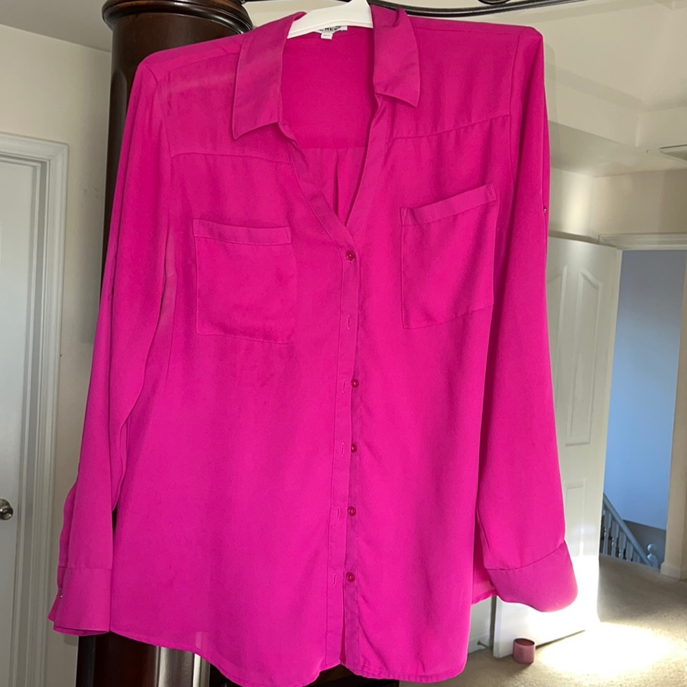 Pink Button Down Shirt